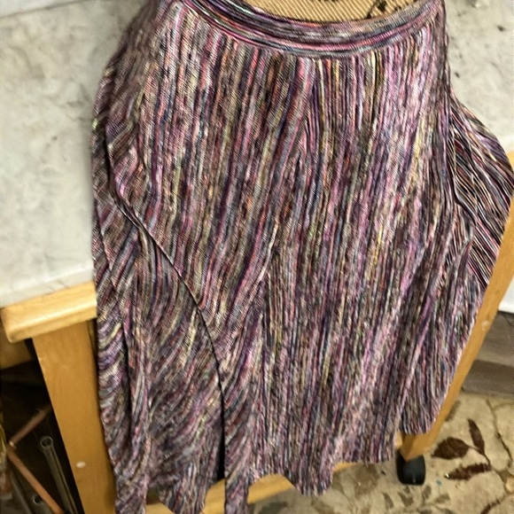 Maeve Purple Midi A-Line Skirt for Cocktail Or Fun! From Anthropologie! Large! - Picture 4 of 10